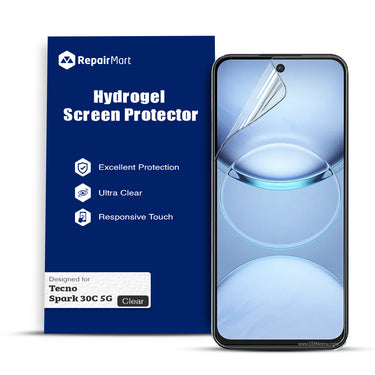 Tecno Spark 30C 5G Compatible Premium Hydrogel Screen Protector With Full Coverage Ultra HD